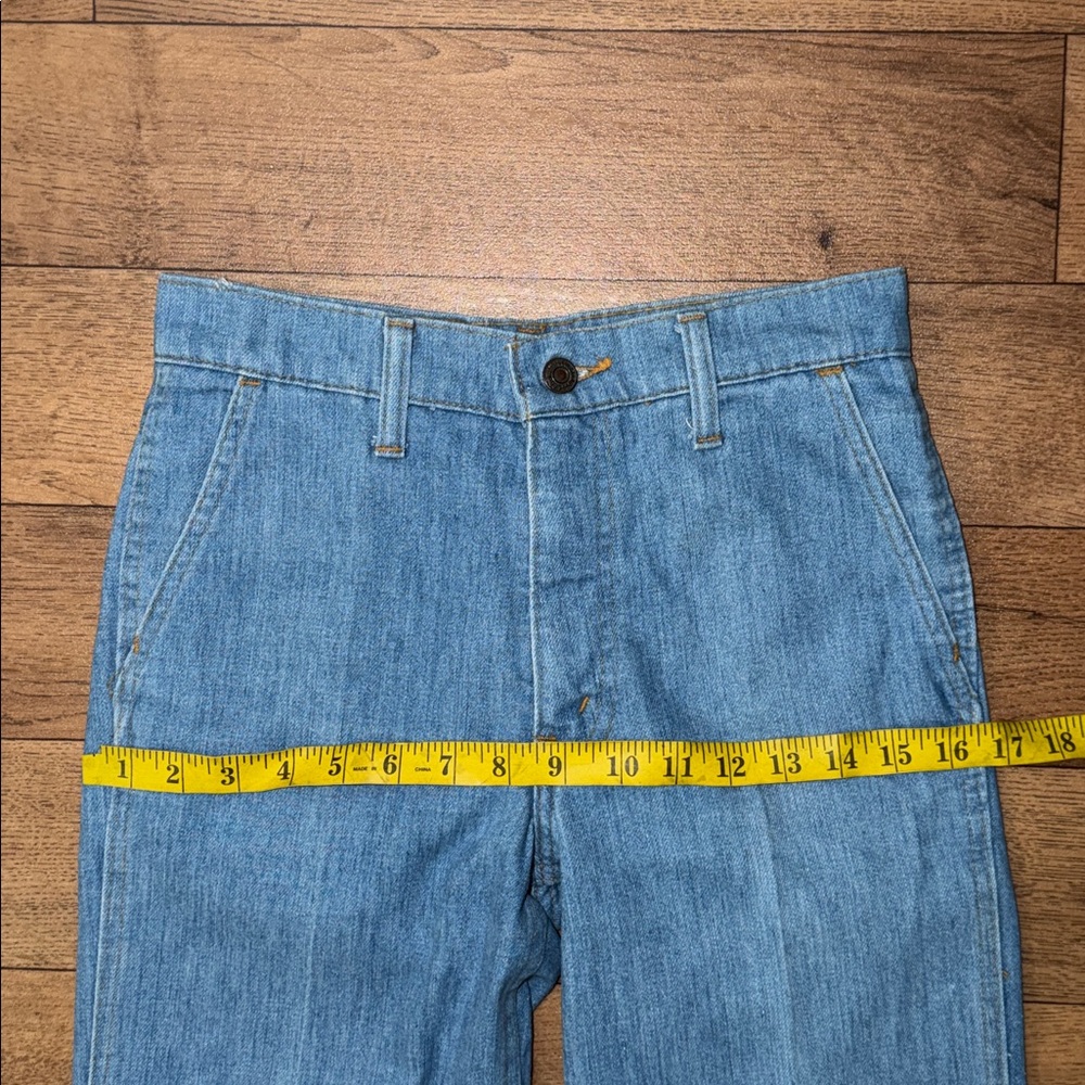 Vintage Levi’s Size 28 Orange Tab Jeans Blue Coastal Cowgirl Rodeo Festival Boho - Picture 13 of 16